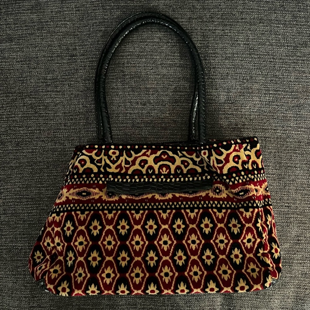 Coldwater Creek Indian Tapestry Tote Purse NWT